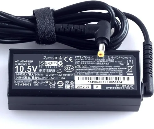 Cargador adaptador de CA original para Sony VGP-AC10V10 VAIO Duo 13 Pro 11/13 10.5V 3.8A