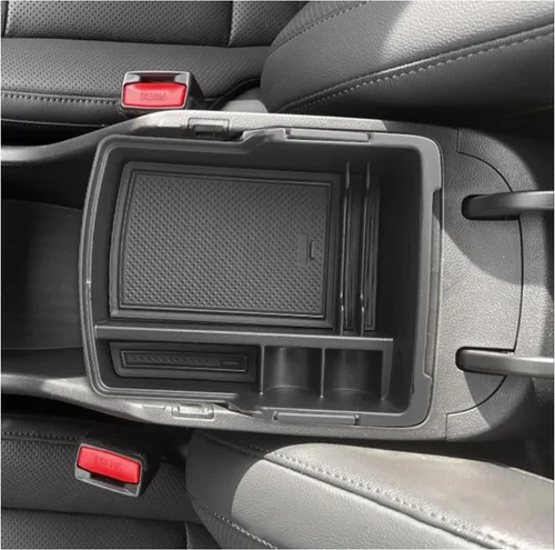 Miniatura 8 de SXCY 2 piezas superiores para Hyundai Kona/Kona EV 2024 2025 2026 Organizador de consola central para Hyundai Kona EV 2024-2026, accesorios