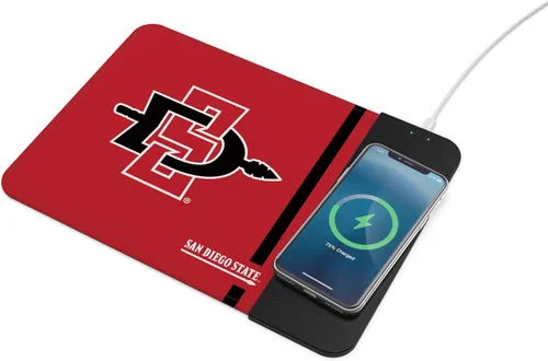 Miniatura 66 de SOAR NCAA Almohadilla de ratón unisex con carga inalámbrica para teléfono celular