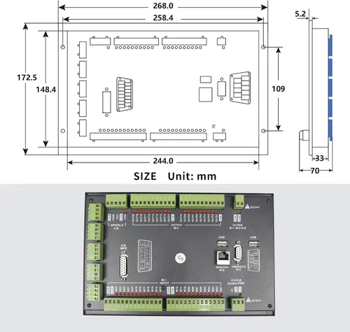 Miniatura 3 de CNCTOPBAOS Sistema de controlador CNC experto DDCS de 5 ejes, 1000 KHz sin conexión de soporte solo servo/motor paso a paso PLC de control