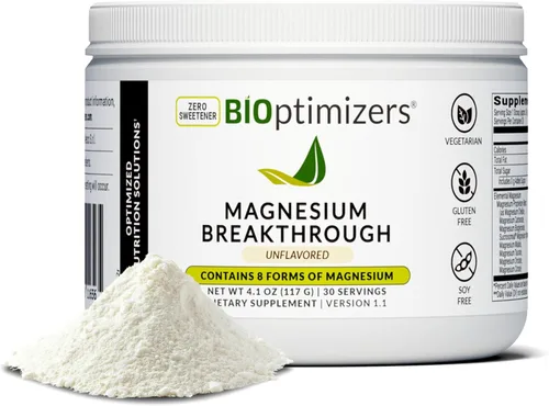 Miniatura 11 de BIOptimizers Magnesio Breakthrough Drink - 8 formas de magnesio, electrolitos, salud del sueño, estrés, recuperación muscular, apoyo cardíaco