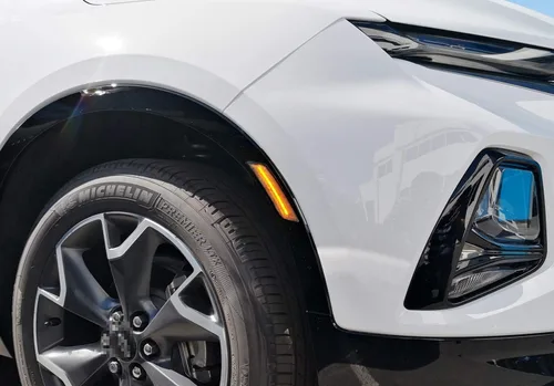 Miniatura 5 de iJDMTOY Kit de Luces Marcadoras Laterales LED Ámbar de Lente Transparente para Parachoques Compatible con Cadillac ATS 2013-2014, Cadillac XT5 2017