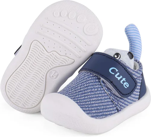 Miniatura 2 de Zapatos de bebé para niño y niña, zapatos de malla transpirable para caminar, suela de goma antideslizante, zapatos de cuna para primeros pasos