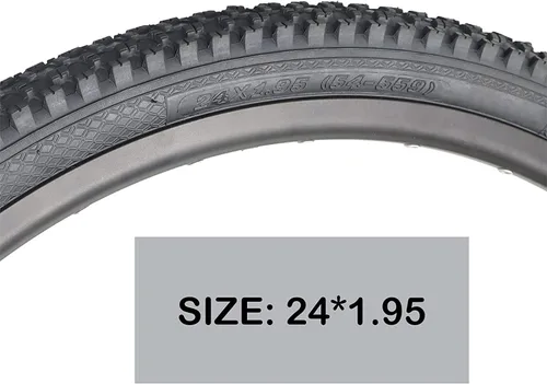 Miniatura 5 de MOHEGIA Llantas de bicicleta de montaña – 20/24/26/27.5 pulgadas plegables de repuesto de neumáticos de bicicleta MTB, cuentas de acero todo terreno