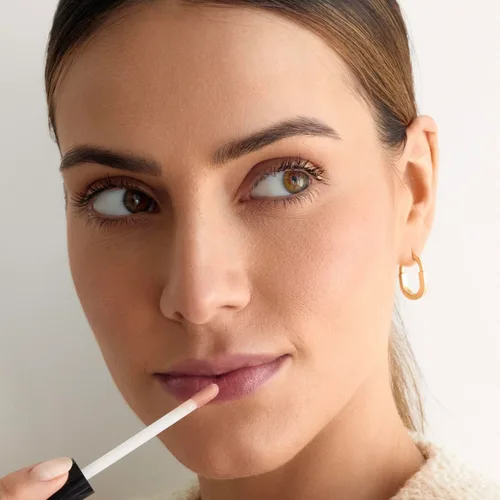 Miniatura 9 de Palladio Brillo de labios, brillo de labios no pegajoso, contiene vitamina E y aloe, ofrece un color intenso e hidratación, minimiza las arrugas