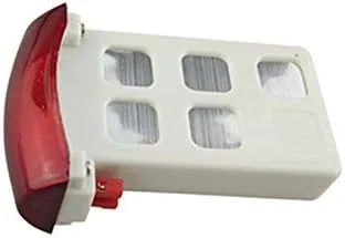 Miniatura 6 de Accesorios 4 baterías de 3.7 V 500 mAh para helicóptero de control remoto SYMA X5UW X5UC, 4 baterías + 1 para 4 cargadores + 4 cables