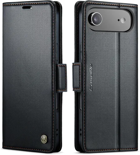 Miniatura 60 de QLTYPRI Funda tipo cartera para iPhone 7/8/SE 2020/SE 2022 5G, funda magnética de piel sintética de alta calidad con bloqueo RFID, ranuras