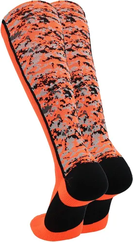 Miniatura 34 de TCK Calcetines de béisbol para jóvenes, niños u hombres, con diseño de camuflaje digital y longitud hasta por encima de la pantorrilla