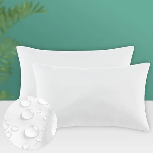 Miniatura 10 de Codi Juego de 2 rellenos de almohada para exteriores de 18 x 18 pulgadas, almohadas impermeables para muebles de patio
