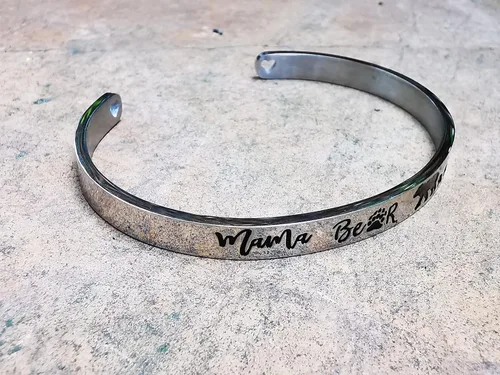 Miniatura 30 de Pulseras inspiradoras para abuela, mamá, hija, sobrina, tía, grabado, mensaje oculto, pulsera de acero inoxidable, corona de cumpleaños, joyería