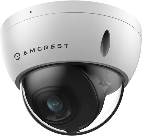 Amcrest UltraHD 4K (8MP) Cámara IP de seguridad para exteriores PoE, 3840x2160, visión nocturna de 98 pies, lente de 2.8mm, IP67 resistente a la