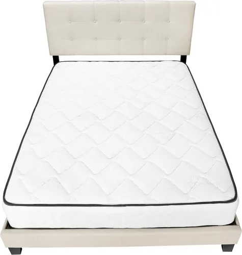 Miniatura 7 de Monarch Specialties Bastidores de cama, matrimonial, beige