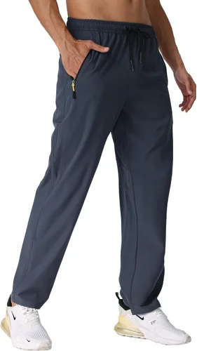 Miniatura 2 de Rapoo Pantalones de senderismo ligeros para hombre, de secado rápido, elásticos, para correr, entrenar y casual