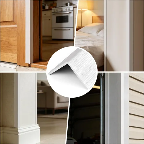 Miniatura 8 de Protector de esquina de pared, protectores de esquina autoadhesivos para paredes, protector de borde para paredes. 1-5/8 pulgadas de ancho x 36