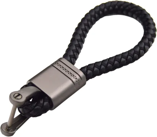 Llavero con cuerda de diseño de tejido de bellota para automóvil, compatible con Porsche Maserati Mercedes BMW Cadillac Lexus Ford Toyota VW Honda