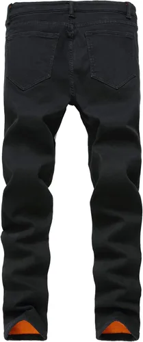 Miniatura 2 de FREDD MARSHALL - Jeans elásticos y ajustado para hombre con forro polar