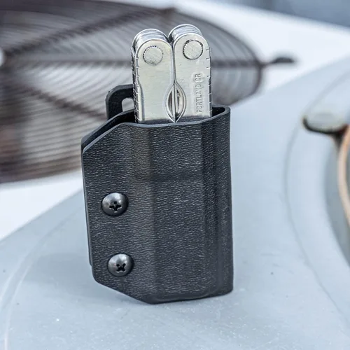 Miniatura 6 de Clip & Carry Kydex - Funda multiherramienta para The Leatherman PST, fabricada en Estados Unidos, funda para múltiples herramientas, color negro