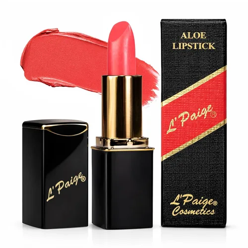 Miniatura 11 de L'Paige Lápiz labial y mancha de labios que cambian de color de pH - Transformación de marrón a rojo frambuesa, infusión de aloe vera, acabado LBR