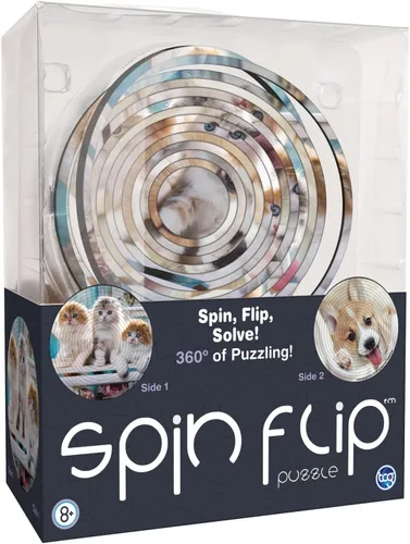 Miniatura 11 de Spin Flip Puzzle – Abstracto – Girarlo, voltear, Resolverlo! para aquellos que aman el cerebro teasers! Juguete antiestrés para adultos. Gran regalo