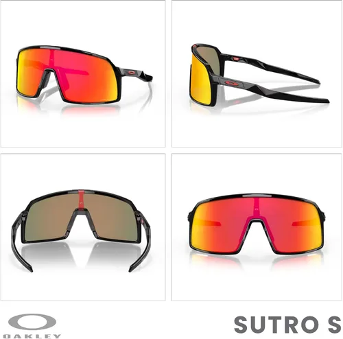 Miniatura 92 de Oakley Sutro OO9406 / OO9462 - Lentes de sol para hombre, kit de correa de accesorios, bolsa de microfibra