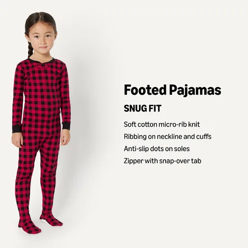 Miniatura 3 de Tienda Essentials Pijamas de vacaciones unisex para adultos, paquete múltiple