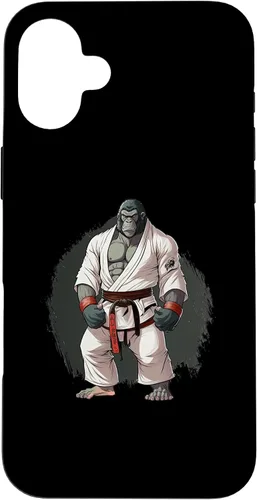 Miniatura 21 de iPhone 11 Gorilla In Judo Uniforme - Estuche japonés de artes marciales
