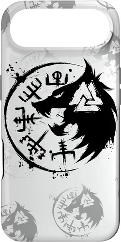 Miniatura 26 de iPhone 14 Plus Fenrir Wolf Fenris-Wolf - Viking Vegvisir Valknut Case