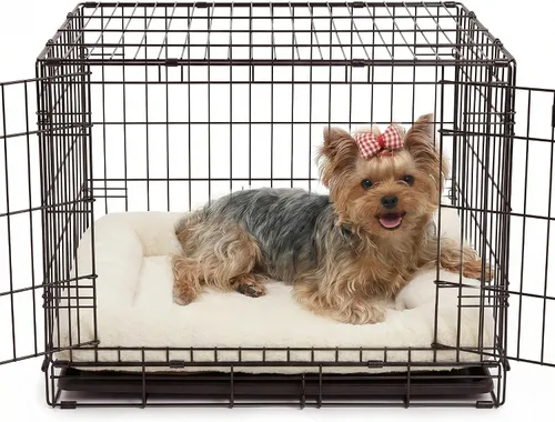 Miniatura 13 de Cama para Jaula de Perro Camas Lavables para Perros XX-Pequeños Franela Gruesa Deluxe Esponjosa Cómoda Almohadilla para Perrera Antideslizante