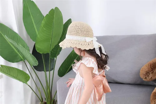 Miniatura 7 de Sombrero de paja para el sol con lazo, para la playa y el verano