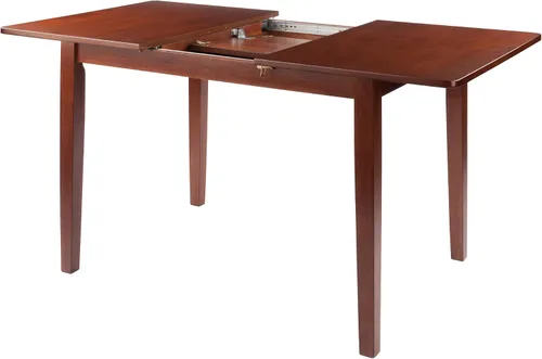 Miniatura 8 de Winsome Darren Mesa de comedor extensible, para comedor, 29 pulgadas, nogal