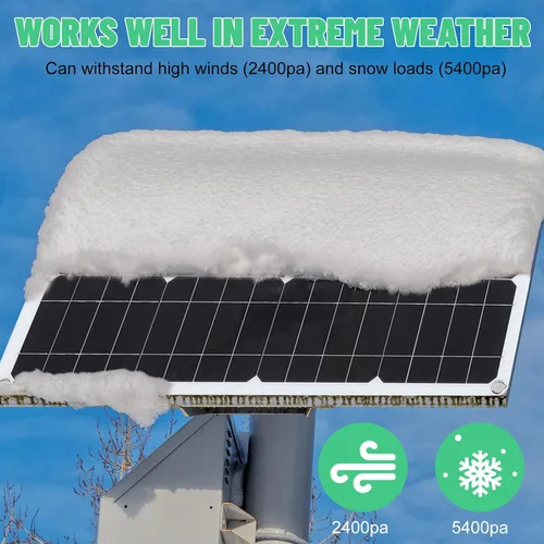 Miniatura 6 de Pilipane Cargador de batería solar de 250 W con controlador de carga de 10 A, kit de panel solar portátil, kit de panel solar monocristalino