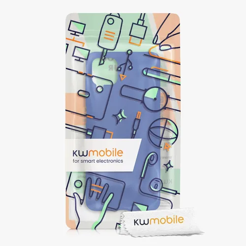 Miniatura 7 de kwmobile Funda compatible con Samsung Galaxy A12 - Funda protectora de silicona TPU suave y delgada - Azul Báltico
