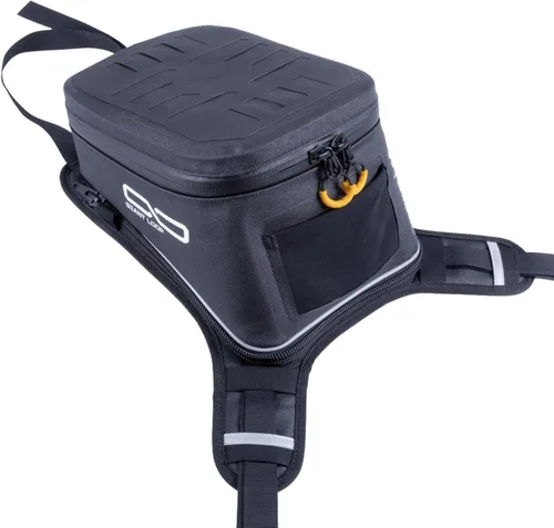 Miniatura 12 de Bolsa de tanque enrollable gris Giant Loop, bolsa de tanque impermeable minimalista para motocicleta, capacidad de 1.5 litros, se adapta a cualquier