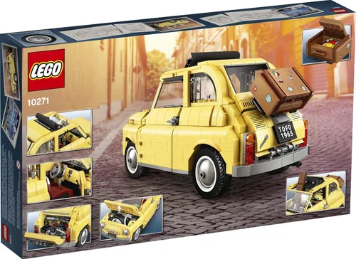 Miniatura 5 de LEGO Creator Expert Fiat 500 10271 - Juego de construcción de autos de juguete para adultos y fanáticos de los kits de modelos, idea (960 piezas)