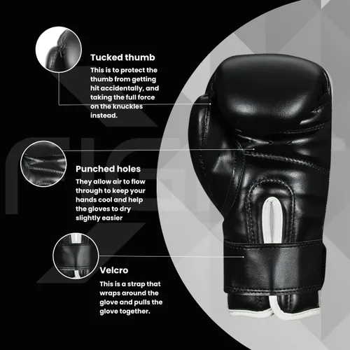 Miniatura 3 de Guantes de Boxeo Profesionales para Hombres y Mujeres – Guantes de Entrenamiento y Sparring Profesionales, Saco Pesado, Guantes de MMA Kickboxing