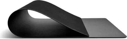 Miniatura 2 de Nekmit Almohadilla de cuero para escritorio, 36 x 20 pulgadas, plana, antideslizante, impermeable, color negro
