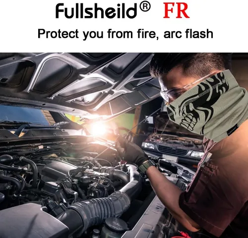 Miniatura 20 de Fullsheild FR - Máscara facial resistente al fuego, cubierta completa, polaina para el cuello, para soldar, caza, ejército, trabajo militar