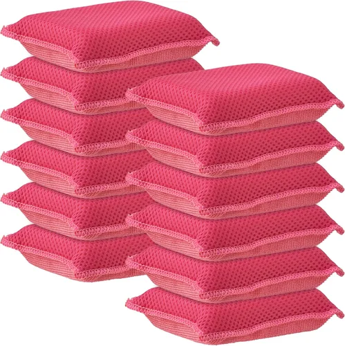 Miniatura 10 de Esponjas de microfibra para platos, esponjas de cocina, esponja antiarañazos, esponjas de limpieza para el hogar, suministros de limpieza multiusos