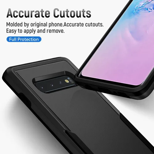 Miniatura 3 de Funda para Samsung Galaxy S10, con Protector de Pantalla HD [Probado contra Caídas de Grado Militar] Funda Protectora de Servicio Pesado Resistente