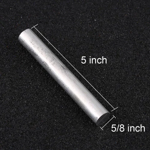 Miniatura 6 de F-ber 5 piezas de 4 pulgadas (3.937 in)/5 pulgadas (5.000 in) de largo OD16 mm (0.63 pulgadas) de alta pureza 99% de magnesio varilla de metal