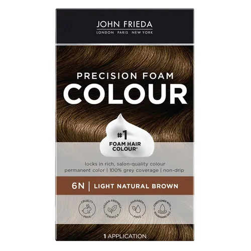 Miniatura 25 de Espuma de color John Frieda, precisión 4R Rojo Oscuro Marrón