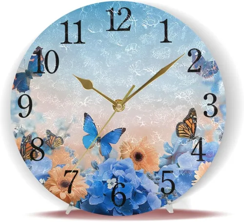 Miniatura 6 de Bathing Capybara Pattern Wall Clock Decorative Hanging Clock Silent Non Ticking Square Clock for Living Room Kitchen Bedroom