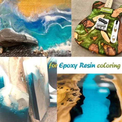 Miniatura 5 de Polvo de mica, resina en polvo de perla en botella, suministros de pigmento para pintura, jabón, bomba de baño artesanales, elaboración de velas