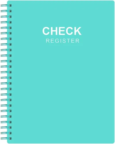 Registro de cheques - Libros de registro A5 con registros de cheques y transacciones, libro de registro de cuentas de cheques para personal y verde
