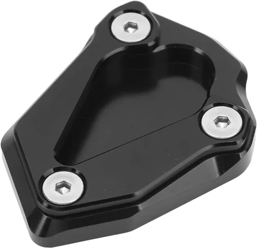 Extensor de pata de cabra de motocicleta, almohadilla de extensión de soporte lateral para pie, placa de soporte de aleación de aluminio para