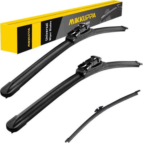 Miniatura 71 de MIKKUPPA Juego de 3 limpiaparabrisas de 22+21+12 pulgadas - Reemplazo para Dodge Durango 2011-2023, Jeep Grand Cherokee 2011-2013 - Limpiaparabrisas