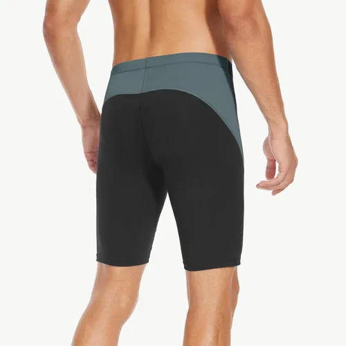 Miniatura 46 de Traje de baño deportivo competitivo para hombre, traje de entrenamiento de resistencia de carreras, pantalones cortos de natación de secado rápido
