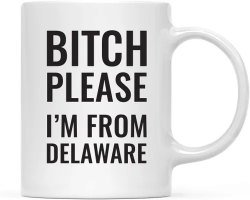 Miniatura 73 de Andaz Press Taza de café de 11 onzas, regalo de broma, Bitch Please I'm from Alabama, paquete de 1, incluye caja de regalo, divertidas ideas
