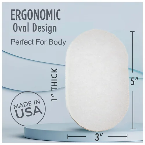 Miniatura 4 de HartFelt Esponja de baño Esponja corporal suave exfoliante para piel muerta Limpiador de baño sin químicos para el cuerpo Limpia la piel