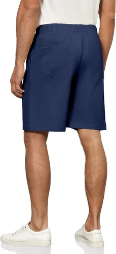 Miniatura 2 de Janmid Pantalones cortos de playa de verano con cordón de ajuste clásico para hombre